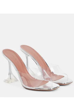 Amina Muaddi Mules Lupita 95 in PVC