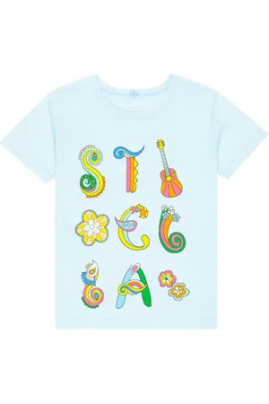 Stella McCartney T-shirt in cotone con stampa