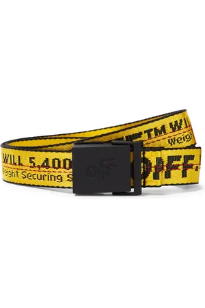 OFF-WHITE Cintura con logo jacquard