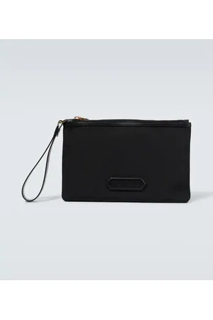 Tom Ford Bustina con pelle e logo