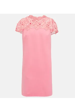 Oscar de la Renta Miniabito con pizzo