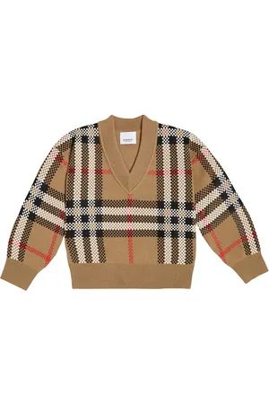 Burberry Pullover Holly in misto lana a quadri
