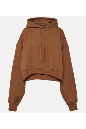 WARDROBE.NYC Felpa oversize in jersey di cotone