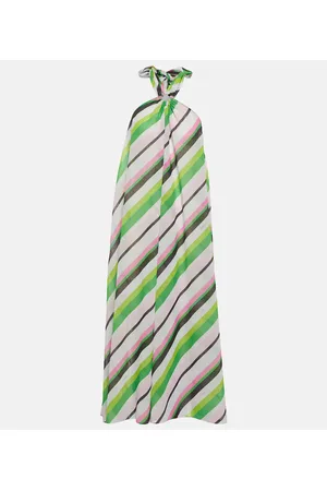 Ganni Abito midi in chiffon
