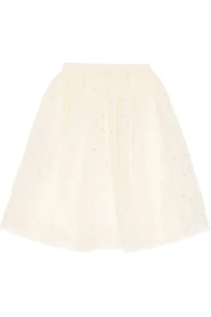 BONPOINT Gonna Panice in tulle a pois