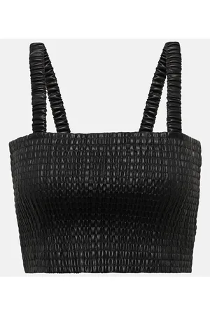 Proenza Schouler White label - Top cropped in similpelle
