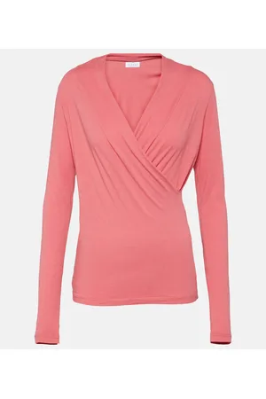 Velvet Top a portafoglio Meri in misto cotone