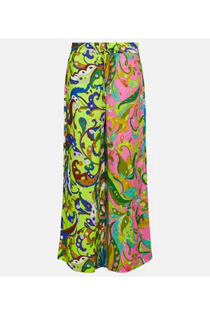 ALÉMAIS Alémais Pantaloni Yvette in lino a gamba larga