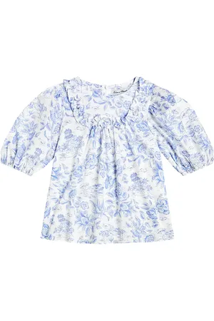 Tartine Et Chocolat Top in cotone con stampa