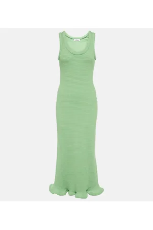 Jil Sander Abito midi in jersey