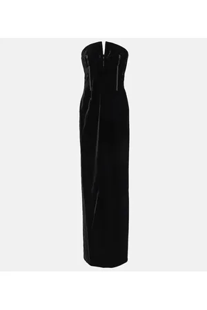 Tom Ford Abito bustier lungo in velluto