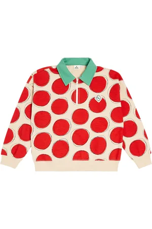 Jelly Mallow Polo Red Dot in cotone