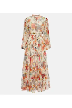 ZIMMERMANN Abito lungo Ginger con stampa floreale