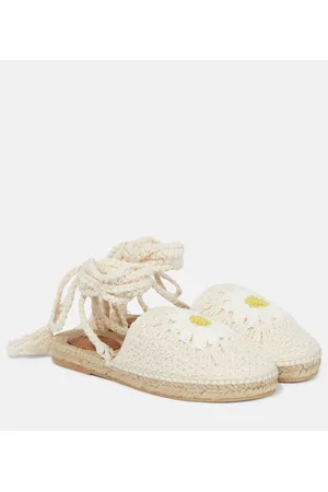 Alanui Espadrillas Daisy in crochet