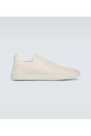 Ermenegildo Zegna Sneakers Triple Stitch in pelle