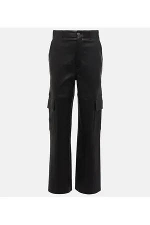 Stouls Pantaloni cargo Axel in pelle