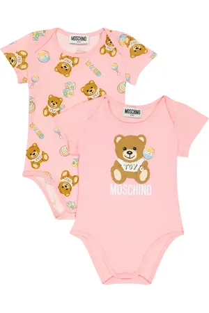 Moschino Baby - Set di 2 body in cotone con stampa