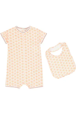 Caramel Baby - Body e bavaglino Petersham in cotone