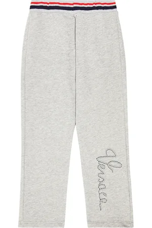 VERSACE Pantaloni sportivi in jersey di cotone