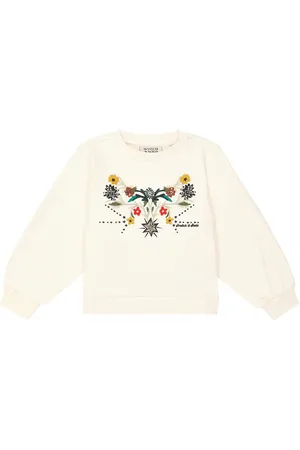 Scotch&Soda Felpa in misto cotone con ricamo