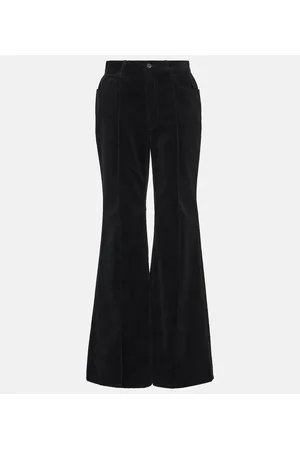 Ralph Lauren Pantaloni flared in velluto di cotone