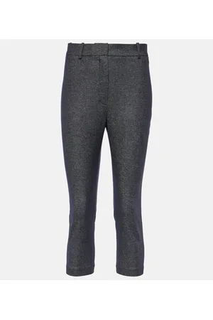 MAGDA BUTRYM Pantaloni cropped in cotone e lana
