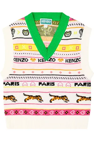 Kenzo Gilet in misto cotone