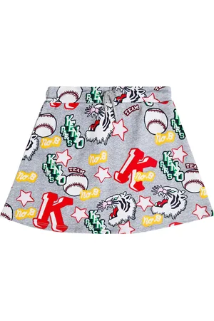 Kenzo Gonna in cotone con stampa