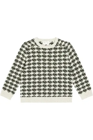 MORLEY Pullover Tamas in cotone e lana a quadri