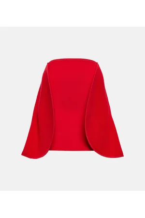 Victoria Beckham Minigonna in jersey a pannelli