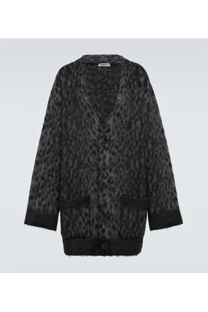 VALENTINO Cardigan in misto mohair e lana