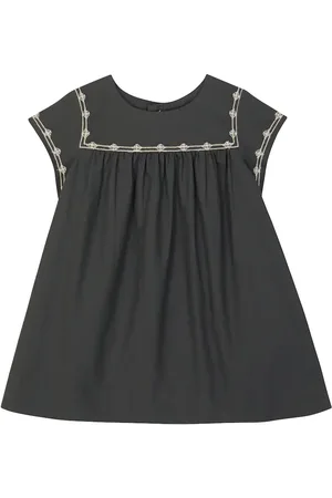 BONPOINT Baby - Abito in cotone con ricamo