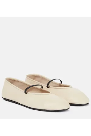 The Row Ballerine in pelle