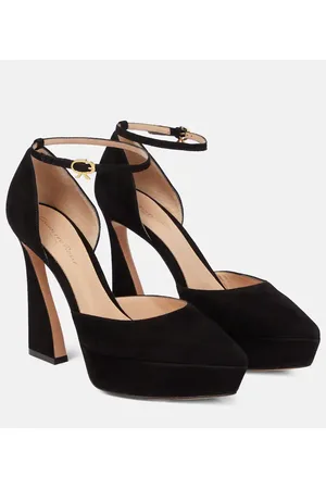 Gianvito Rossi Pumps Vertigo in suede con plateau
