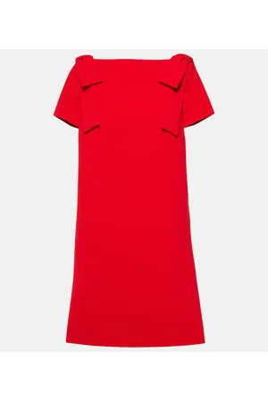 Carolina Herrera Miniabito in crêpe con fiocco