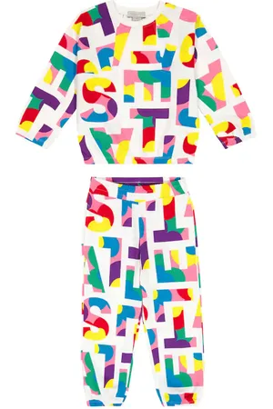 Stella McCartney Felpa e pantaloni sportivi in cotone