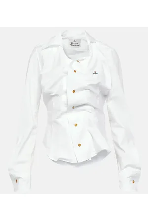 Vivienne Westwood Camicia Drunken in popeline di cotone