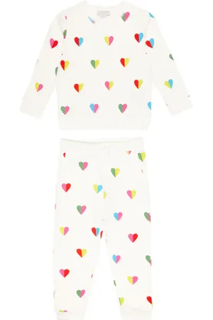 Stella McCartney Felpa e pantaloni sportivi in cotone