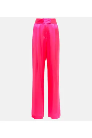 The Sei Pantaloni in seta a vita alta