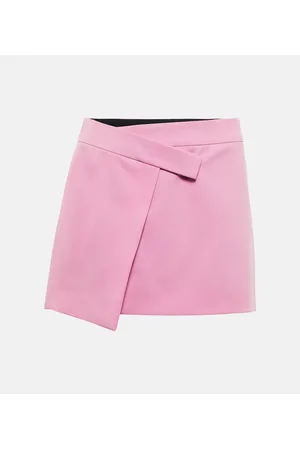 The Attico Minigonna Cloe in gabardine di lana