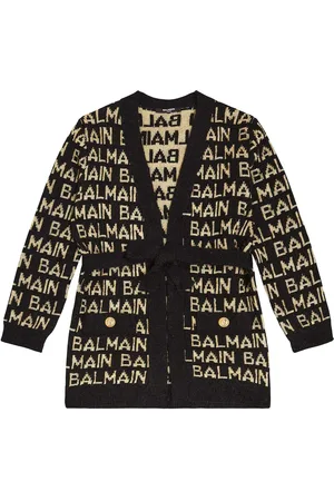 Balmain Cardigan con intarsio