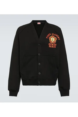 Kenzo Cardigan in cotone con logo