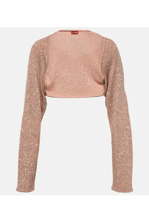 Altuzarra Coprispalle Alimia in maglia lamé