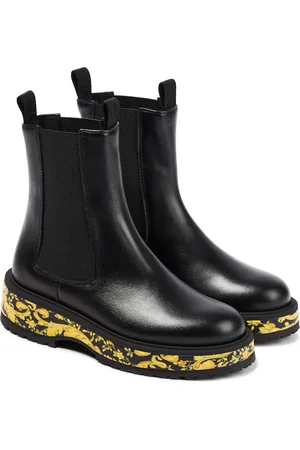 VERSACE Stivaletto in pelle