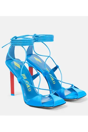 The Attico Sandali Adele in raso