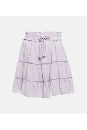 Marant Etoile Minigonna Lioline in misto cotone