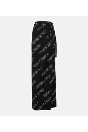 Vetements Gonna a portafoglio in cotone con logo