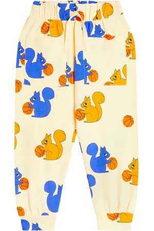 Mini Rodini Pantaloni sportivi Squirrels in jersey