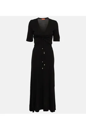 Altuzarra Abito midi Panya con ruches