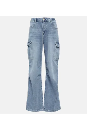 AG Jeans Jeans cargo a vita alta e gamba larga